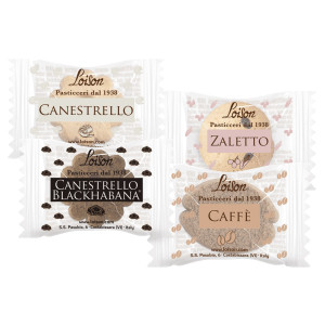 SCATOLA 200 BISCOTTI AL BURRO ASSORTITI 4 GUSTI CLASSICI 1250GR LOISON COD. 1911