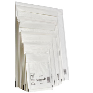 10 BUSTE IMBOTTITE BIANCHE K 35X47CM UTILE MAIL LITEÂ® SEALED AIRÂ® COD. 100405581
