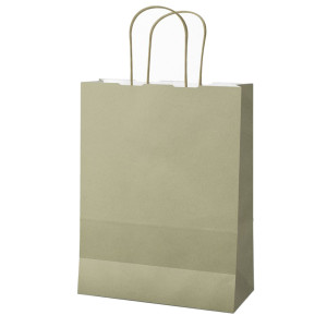 25 SHOPPERS TWISTED CARTA KRAFT 22X10X29CM SALVIA MAINETTI BAGS COD. 088001