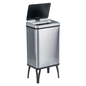 GETTACARTE PIEGHEVOLE HOUDINI 40L 35,5X26X71,5CM INOX/NERO MEDIAL COD. 109240