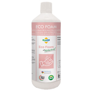 SAPONE IGIENIZZANTE MOUSSE ECOFOAM 1LT PER DISPENSER A SCHIUMA COD. 85000223