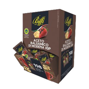 198 BUSTINE MONODOSE ACETO BALSAMICO DI MODENA IGP DA 5ML - BIFFI COD. BPABM