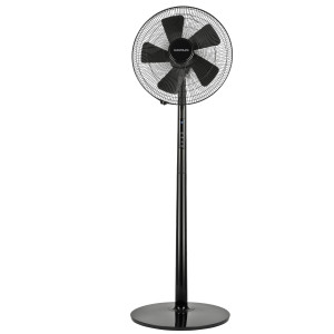 VENTILATORE DA TERRA CON PIANTANA D40CM TOTAL BLACK REMOTE COD. G5004800