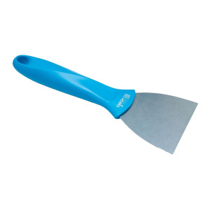 RASCHIETTO CON LAMA ACCIAIO INOX 7,5X2X24CM BLU/GRIGIO COD. LF1122/BLU