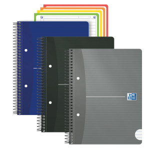 MAXIQUADERNO SPIRALATO A4+ 1 RIGO C/MARGINE 160PAG. 80G COLORI ASS. OFFICE ESSEN COD. 400099733 CONFEZIONE DA 5