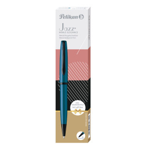PENNA SFERA JAZZ NOBLE ELEGANCE AQUAMARIN PUNTA M PELIKAN COD. 400198403