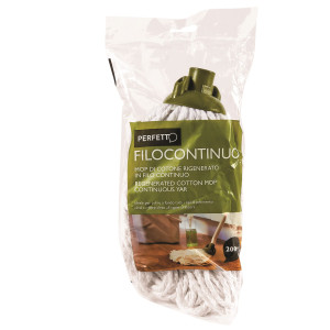 MOP IN COTONE 200GR BIANCO PERFETTO COD. 0025I