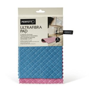 PANNO ULTRAFIBRA TOUCH 35X35CM COLORI ASSORTITI PERFETTO COD. 0319F