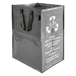 CONTENITORE RICICLA BAG INDIFFERENZIATA GRIGIO PERFETTO COD. 12854