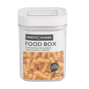 CONTENITORE ALIMENTARE FOODBOX IN ABS 110X110X145MM 1,1LT PERFETTO COD. 29190