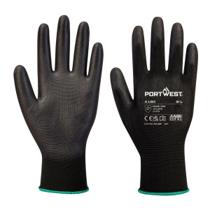 GUANTI A195 TOUCH CON PALMO IN PU TG XL NERO PORTWEST COD. A195K8RXL CONFEZIONE DA 12
