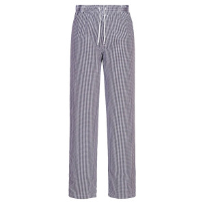 PANTALONI DA CUOCO BROMLEY TG L QUADRETTI NERI PORTWEST COD. C079CKRL