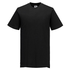 T-SHIRT CHEF UNISEX A MANICHE CORTE TG M NERO PORTWEST COD. C195BKRM