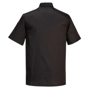 GIACCA DA CUOCO KENT A MANICHE CORTE TG M NERO PORTWEST COD. C734BKRM