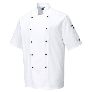 GIACCA DA CUOCO KENT A MANICHE CORTE TG XL BIANCO PORTWEST COD. C734WHRXL