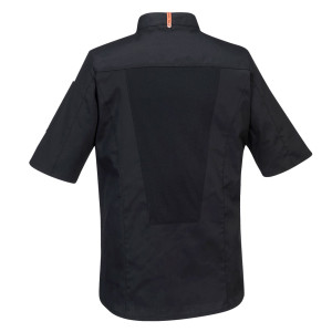 GIACCA DA CUOCO MESHAIR PRO A MANICA CORTA TG XXL NERO PORTWEST COD. C738BKRXXL