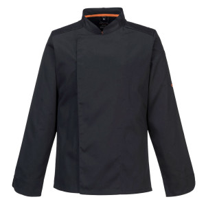 GIACCA DA CUOCO MESHAIR PRO A MANICA LUNGA TG M NERO PORTWEST COD. C838BKRM