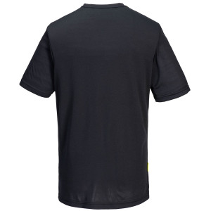 T-SHIRT A MANICHE CORTE DX4 ANTIBATTERICA TG L NERO PORTWEST COD. DX411BKRL