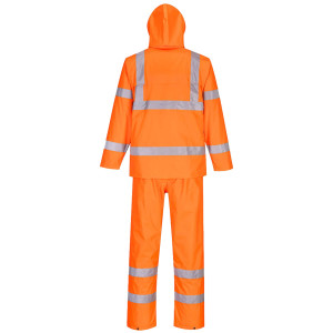 COMPLETO ANTIPIOGGIA RIPIEGABILE HI-VI TG XL ARANCIONE FLUO PORTWEST COD. H448ORRXL