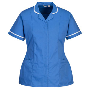 CAMICE STRETCH DA DONNA TG M AZZURRO PORTWEST COD. LW17HBRM