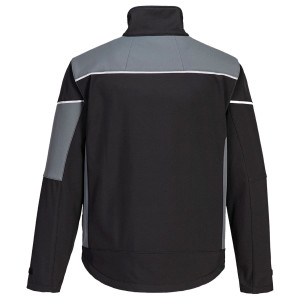 GIACCA SOFTSHELL TEXPEL SPLASH ECO TG L NERO/GRIGIO PORTWEST COD. PW378BZRL
