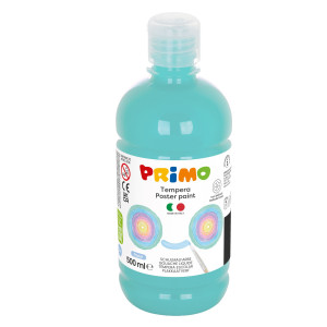 BOX 6 TEMPERA COLORI PASTEL 500ML COLORI ASSORTITI PRIMO COD. 2002BRP500ASS