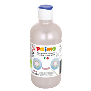 BOX 6 TEMPERA COLORI PERLATI 500ML COLORI ASSORTITI PRIMO COD. 234TP500ASS