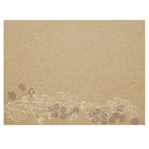CONF 400 TOVAGLIETTE MONOUSO FLORAL 30X40CM CARTA AVANA PRO NAPPE COD. 334158I