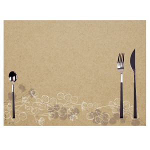 CONF 400 TOVAGLIETTE MONOUSO FLORAL 30X40CM CARTA AVANA PRO NAPPE COD. 334158I