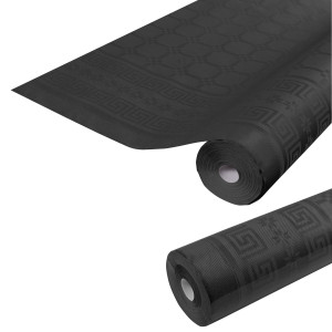 TOVAGLIA DAMASCATA IN ROTOLO 1,18X25M CARTA NERO PRO NAPPE COD. R482534I