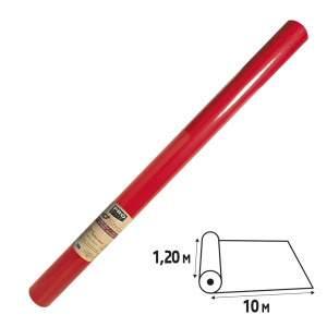 TOVAGLIA IDROREPELLENTE SPUNBOND IN ROTOLO 1,2X10M ROSSO PRO NAPPE COD. R781009I