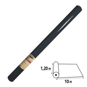 TOVAGLIA IDROREPELLENTE SPUNBOND IN ROTOLO 1,2X10M NERO PRO NAPPE COD. R781021I