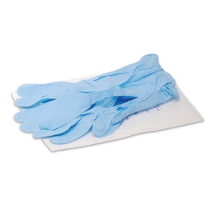 PAIO DI GUANTI STERILI MONOUSO IN NITRILE TG.UNICA L COD. GUA155