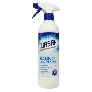 DETERGENTE IGIENIZZANTE BAGNO SPRAY QUASAR FLACONE 580ML COD. 40345PIT
