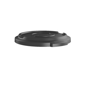 COPERCHIO NERO PER PATTUMIERA CESTONE TITAN 120 LT  ROTHO COD. F600093