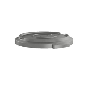 COPERCHIO GRIGIO PER PATTUMIERA CESTONE TITAN 120 LT  ROTHO COD. F600095