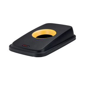 COPERCHIO PER CESTINO SELECTO CON FORO NERO/GIALLO ROTHO COD. F800033