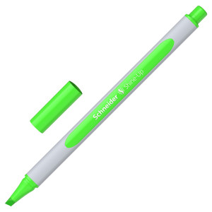 EVIDENZIATORE SHINE-UP PUNTA SCALPELLO 1-4MM VERDE SCHNEIDER COD. P112004 CONFEZIONE DA 10