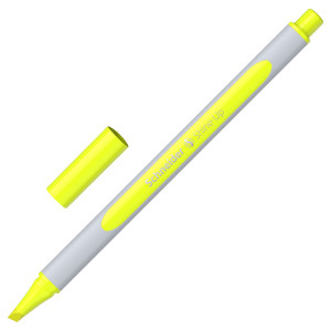 EVIDENZIATORE SHINE-UP PUNTA SCALPELLO 1-4MM GIALLO SCHNEIDER COD. P112005 CONFEZIONE DA 10