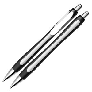PENNA A SFERA A SCATTO SLIDER RAVE XB FUSTO NERO/BIANCO SCHNEIDER COD. P132580