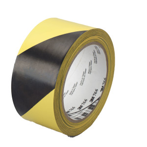 NASTRO ADESIVO 50MMX33MT GIALLO/NERO SCOTCHÂ® 766 COD. 7100015263