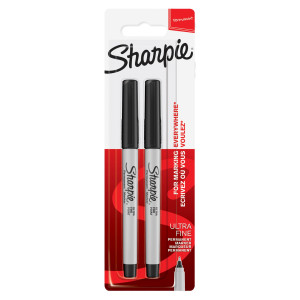 BLISTER 2PZ SHARPIE ULTRAFINE NERO COD. 1985878