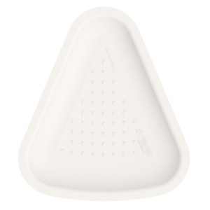 CONF 125 VASSOI PIZZA  1/6 23X26CM BIANCO SIGNOR BIO COD. BTT001BIO125F