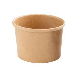 25 BOWL PER ZUPPE MONOUSO 360ML IN CARTONCINO AVANA SIGNOR BIO COD. PBC100BIO25C