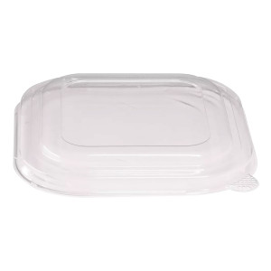 CONF 50 COPERCHI PER BOWL QUADRATE 900/1200ML TRASPARENTE SIGNOR BIO COD. PBL007BIO50B