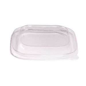 CONF 50 COPERCHI PER BOWL QUADRATE 600ML TRASPARENTE SIGNOR BIO COD. PBL008BIO50B
