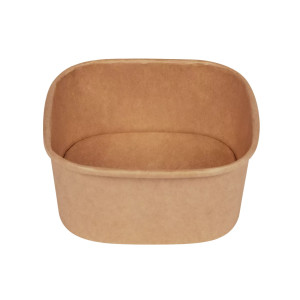 CONF 50 BOWL QUADRATE 600ML 13X13CM AVANA SIGNOR BIO COD. PBS003BIO50C