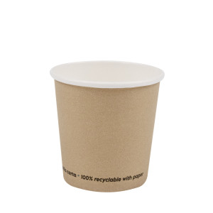 CONF 50 BICCHIERI CAFFE' IN CARTA 75ML AVANA SIGNOR BIO COD. PGC022BIO50C