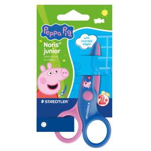 FORBICI IN PLASTICA NORISÂ® JUNIOR PEPPA PIG COLORI ASSORTITI STAEDTLER COD. 965 40BKL 1 CONFEZIONE DA 10