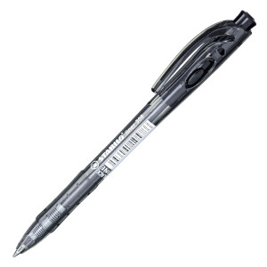 PENNA A SFERA A SCATTO LINER 308 0.7MM NERO STABILO COD. 308H/1-46